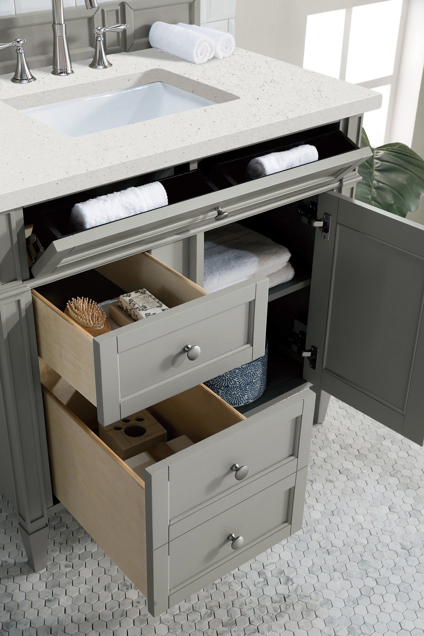 James Martin Brittany 36" Single Bathroom Vanity, Urban Gray, view 19