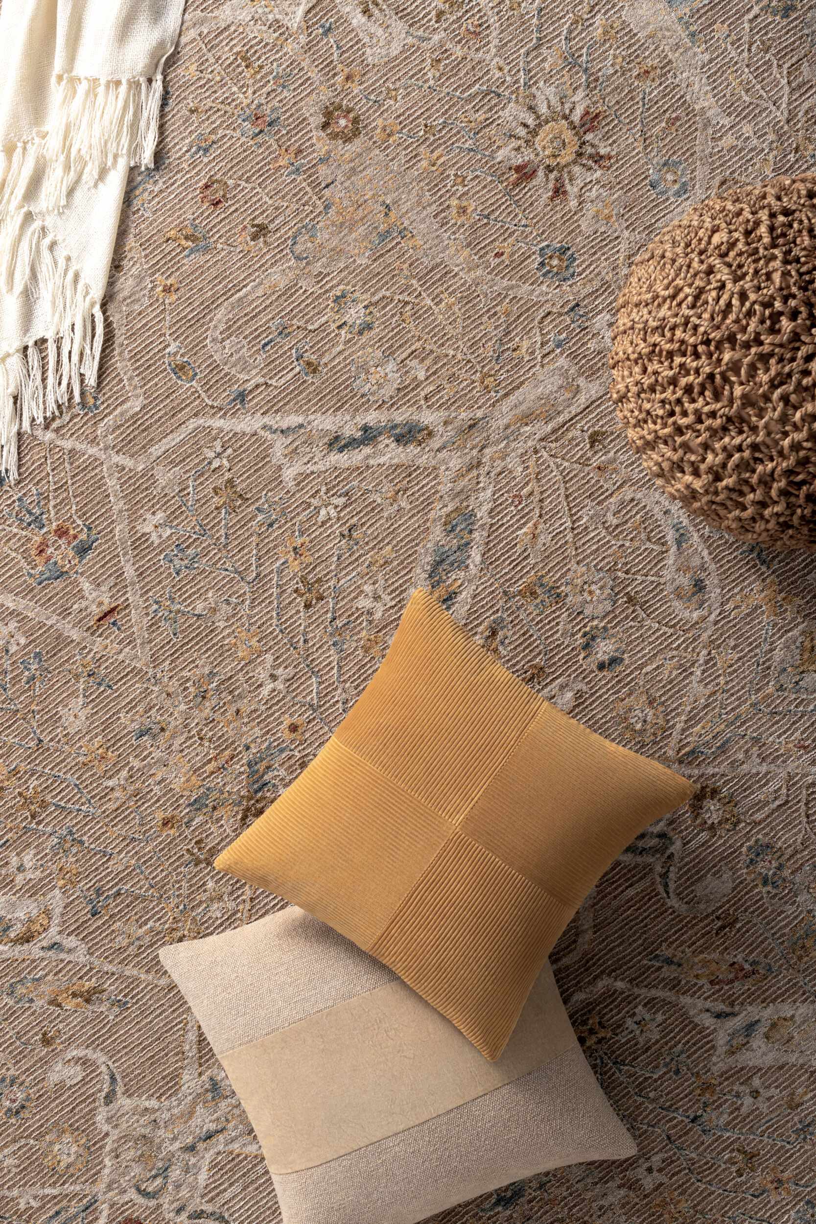 Merrittstown Cotton Knitted Pouf by Boutique Rugs
