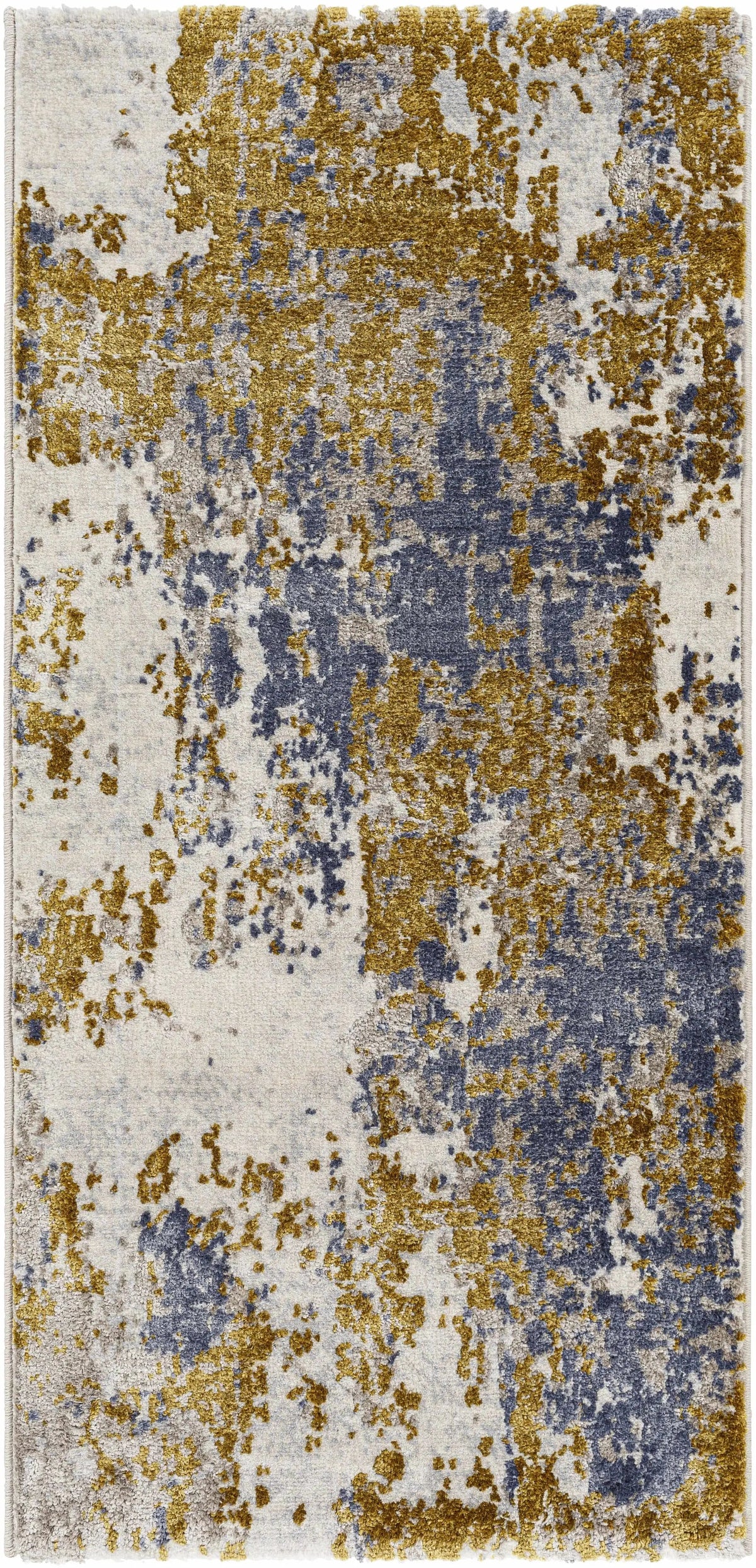 Maralal Mustard & Blue Area Rug - Clearance, photo 5 of 9