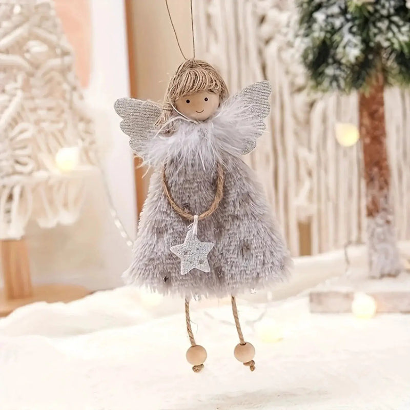 Resin Angel Doll Pendants for Christmas Tree Decorations by House Of Avana