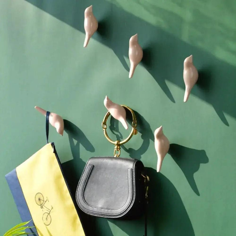 Resin Bird Wall Hook - Heavy Duty Key Holder with 3D Design by House Of Avana