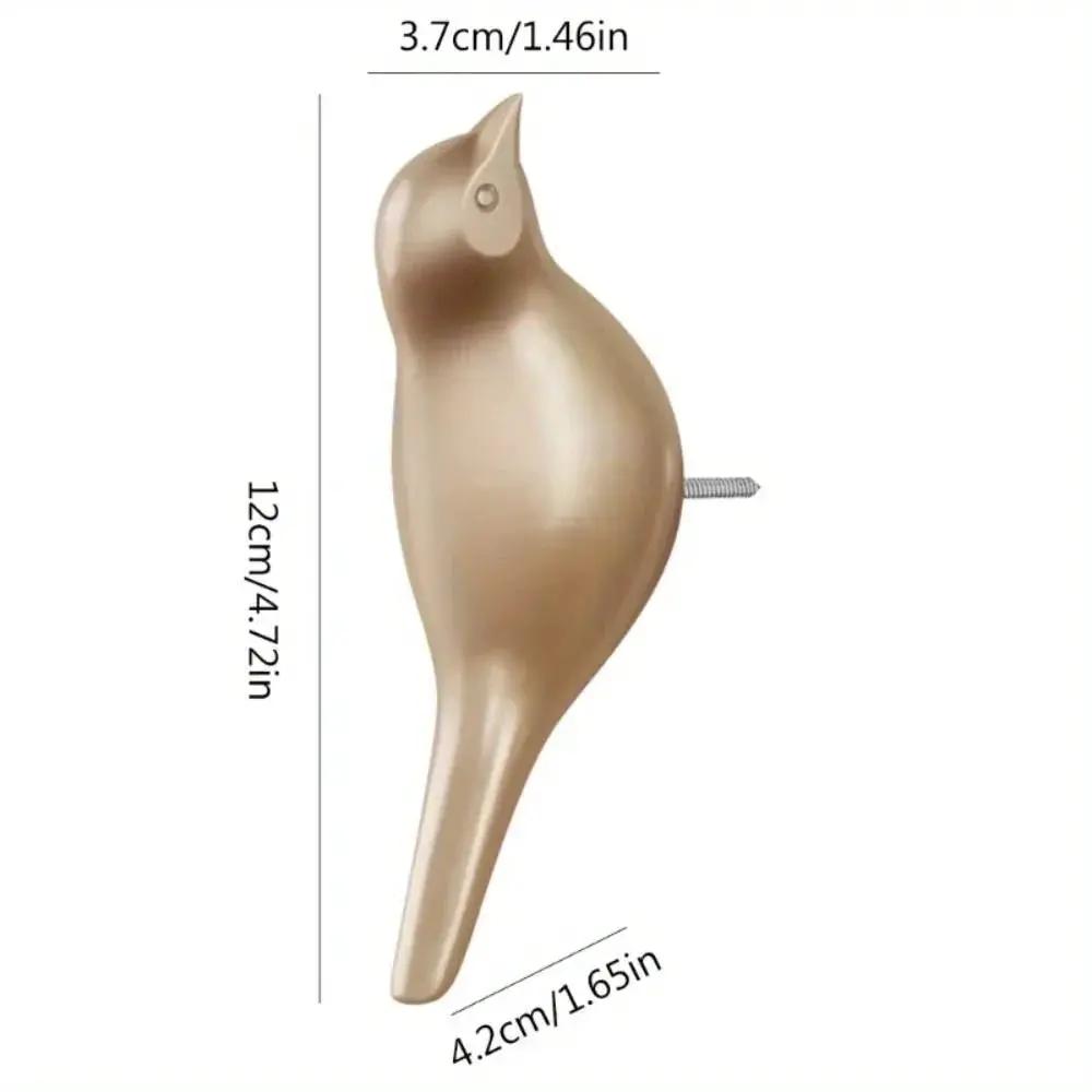 Resin Bird Wall Hook - Heavy Duty Key Holder with 3D Design by House Of Avana