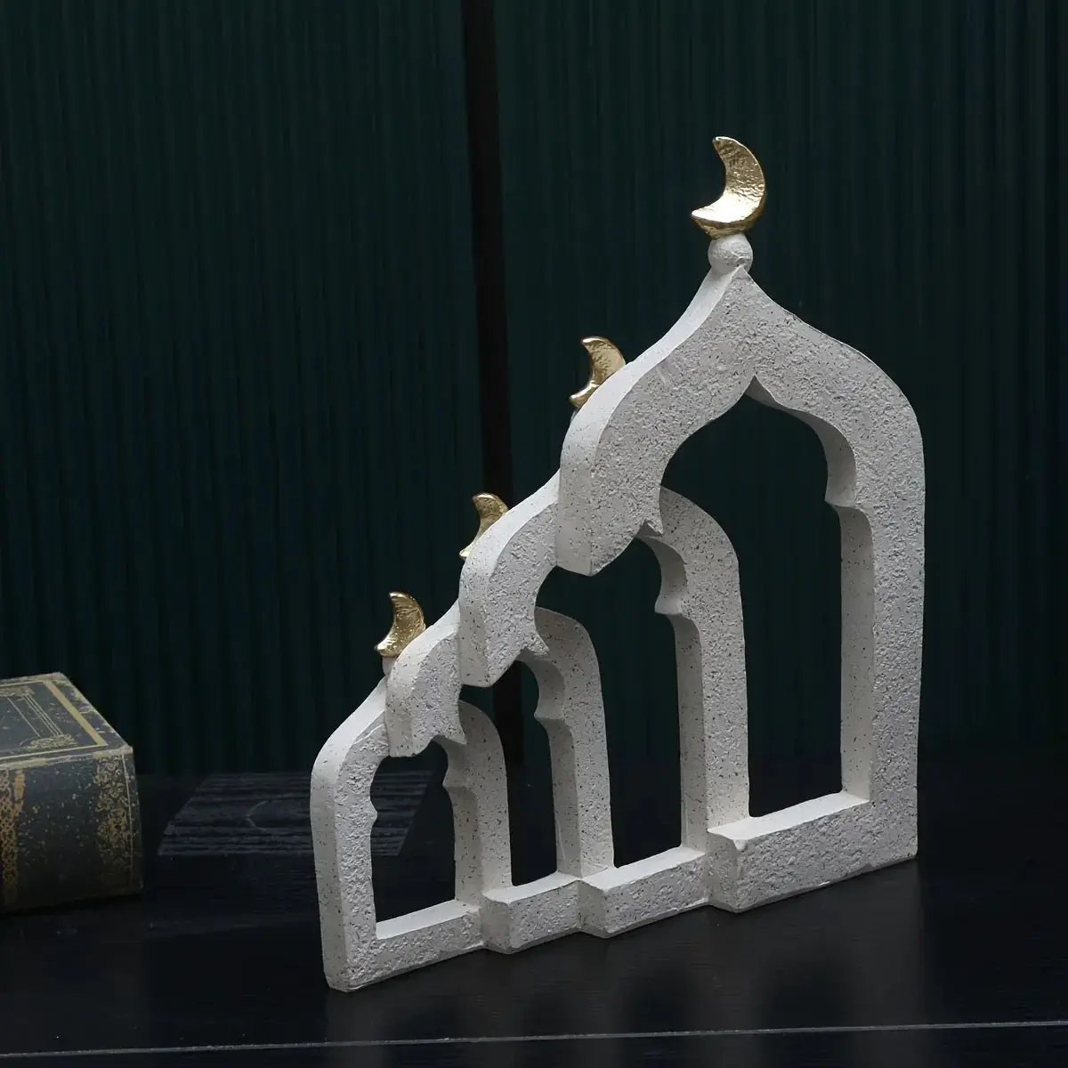 Resin Dome Ornament - Gold Ramadan Decoration by House Of Avana