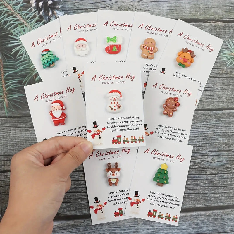 Resin Holiday Presents, Set of 10 Christmas Gifts with Decorative Details by House Of Avana