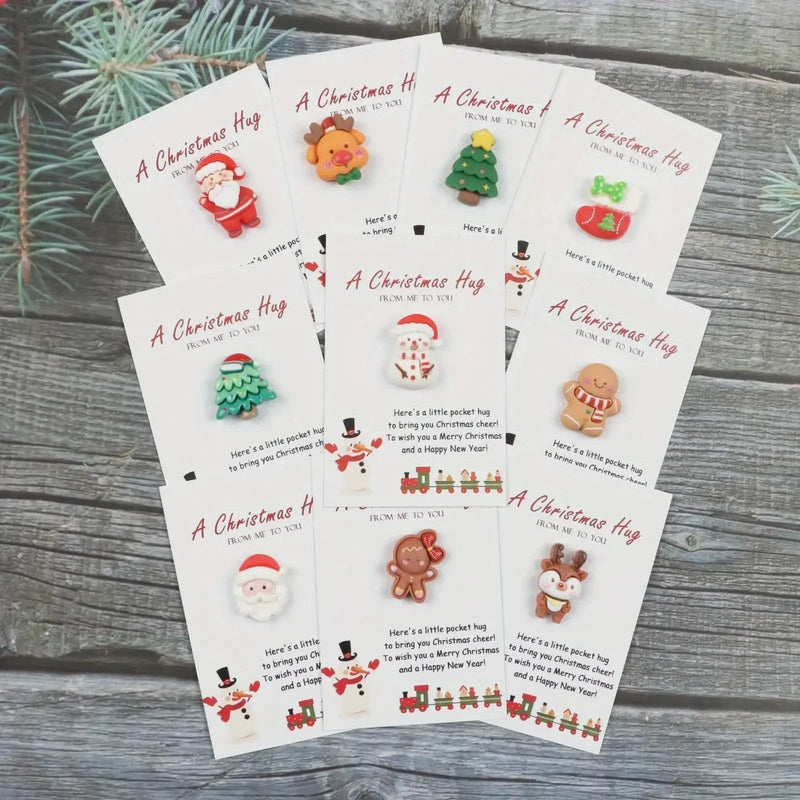 Resin Holiday Presents, Set of 10 Christmas Gifts with Decorative Details by House Of Avana