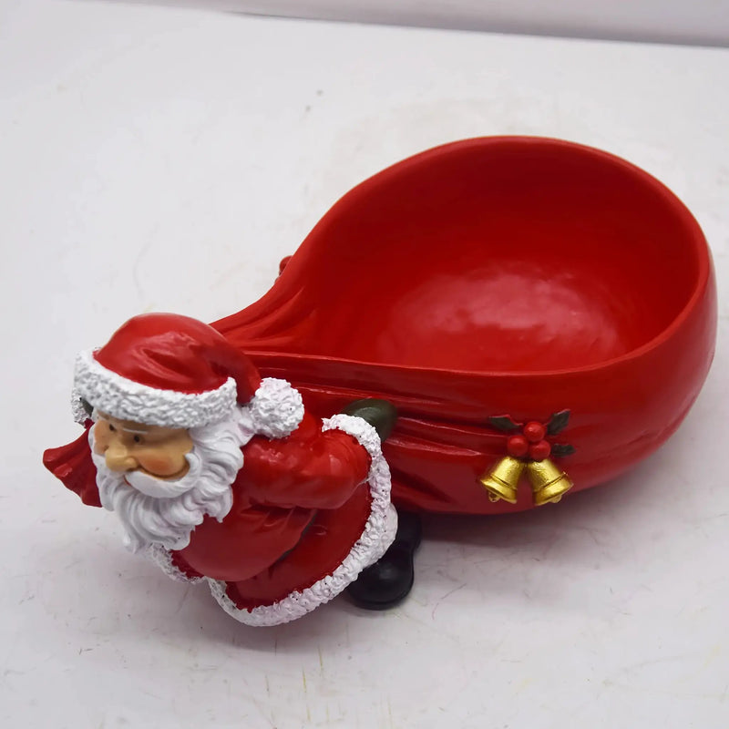 Resin Santa Claus Figurine - Versatile Christmas Home Decoration by House Of Avana