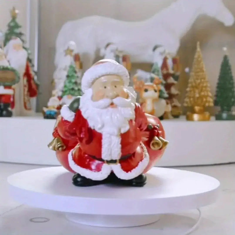 Resin Santa Claus Figurine - Versatile Christmas Home Decoration by House Of Avana
