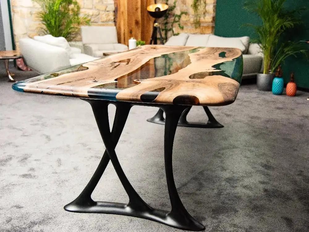 Custom Epoxy Resin Dining Room Table | Osso Dining Table, photo 5 of 20