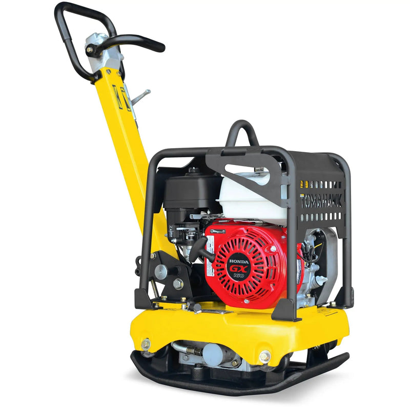 5.5 HP Honda Reverse Plate Compactor 19x14 Plate for Asphalt, Aggregate, Cohesive Soil Compaction by Tomahawk Power