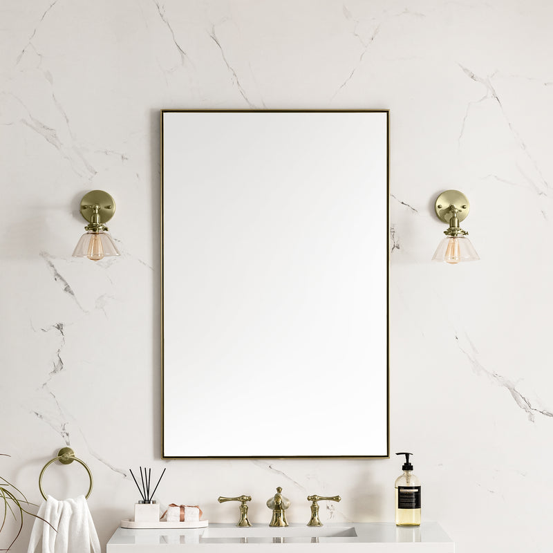 James Martin Rohe 26" Mirror, Champagne Brass, view 2