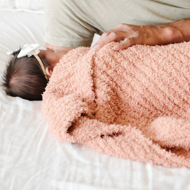 Ribbed Bamboni Mini Baby Blanket by HouseOfZazla