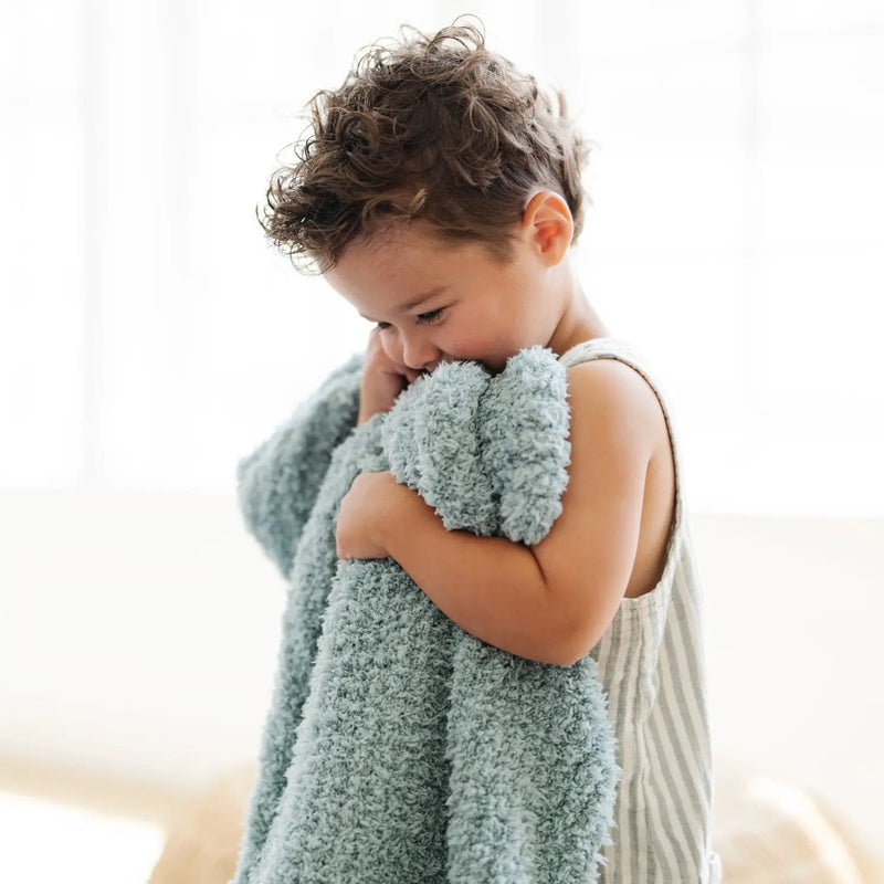 Ribbed Bamboni® Receiving Blanket 30x40 Inch Microfiber by HouseOfZazla