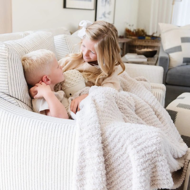 Ribbed Bamboni® Toddler Blanket by HouseOfZazla