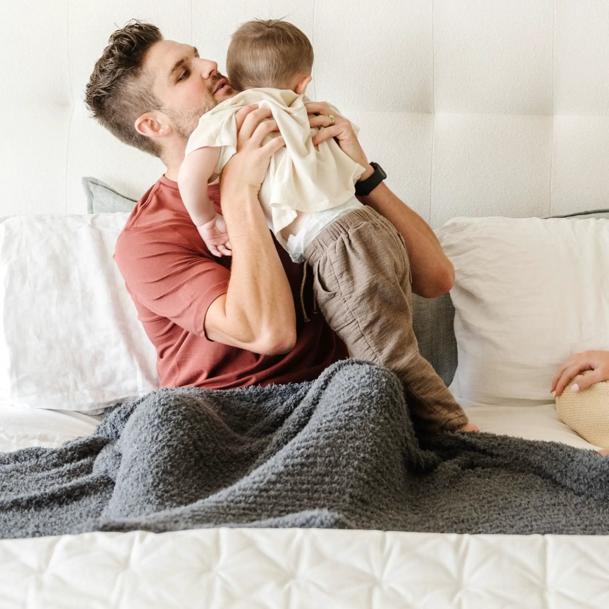 Ribbed Bamboni® Toddler Blanket by HouseOfZazla