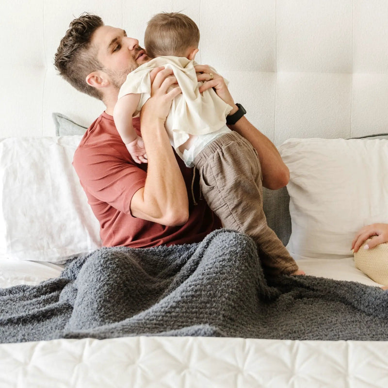 Ribbed Bamboni® Toddler Blanket by HouseOfZazla