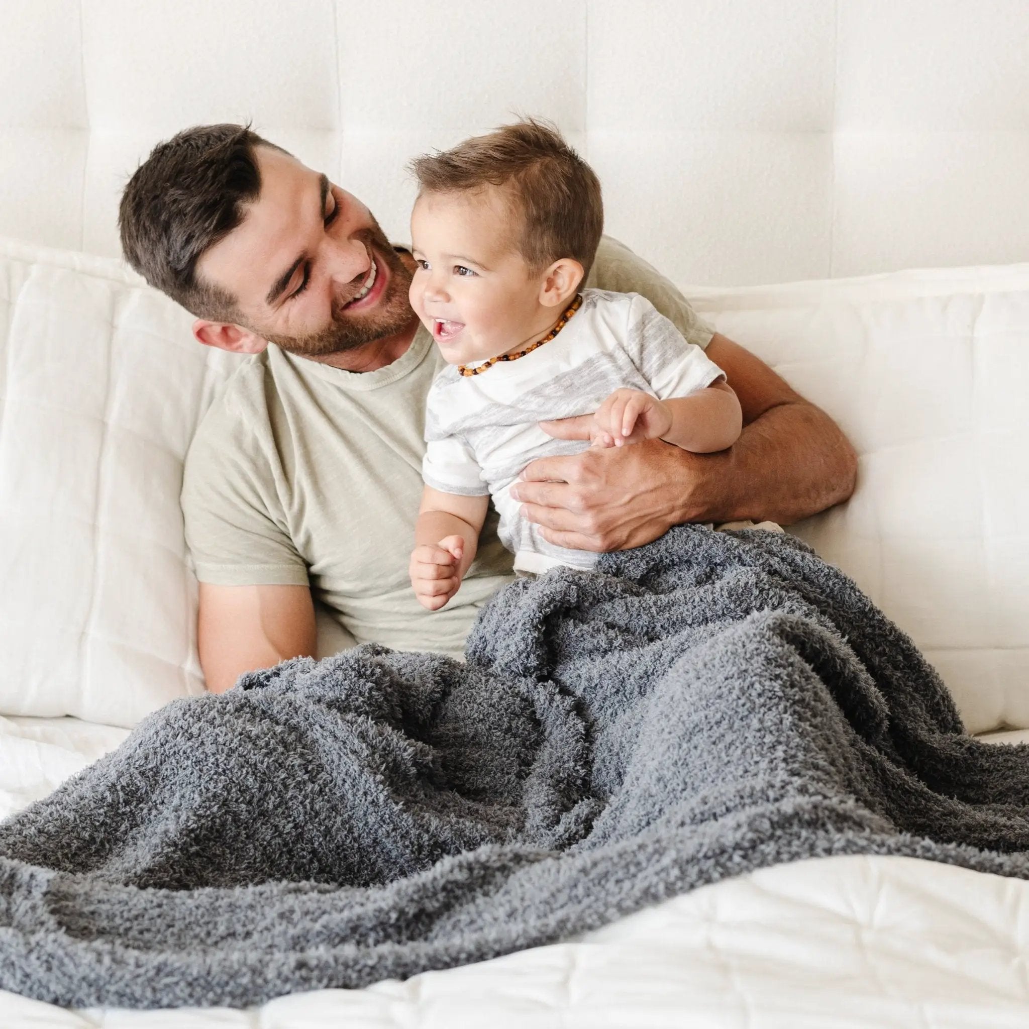 Ribbed Bamboni® Toddler Blanket by HouseOfZazla