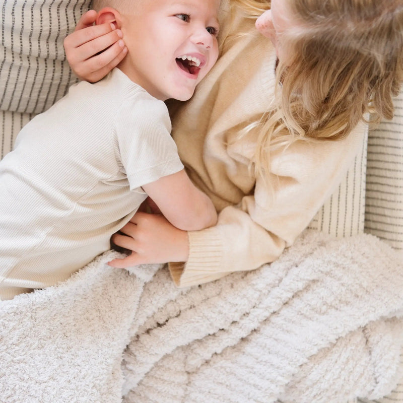 Ribbed Bamboni® Toddler Blanket by HouseOfZazla