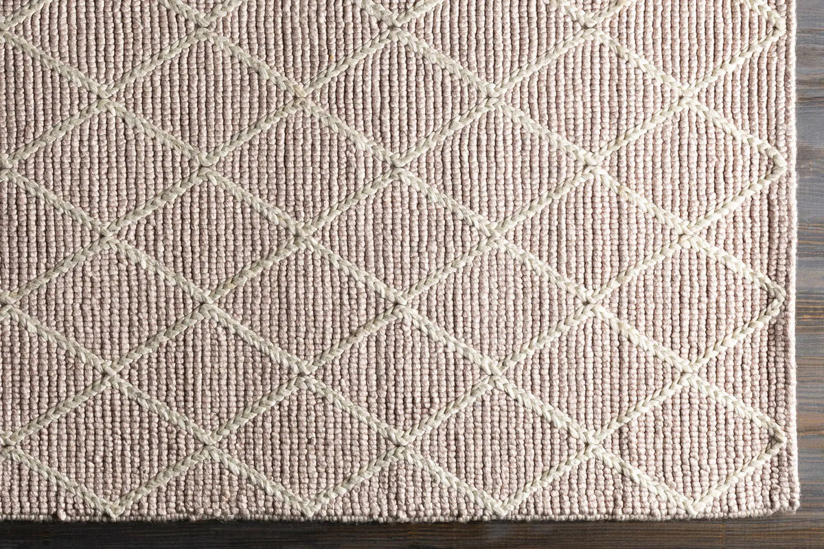 Riceville Pink Trellis Wool&Viscose Rug - Clearance, photo 9 of 9