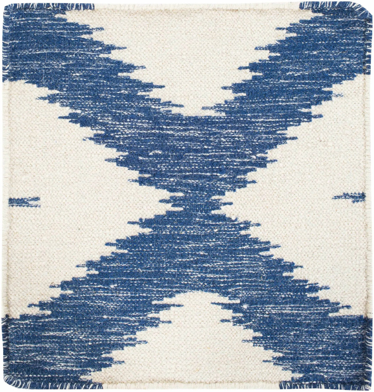 Oradell Blue Ikat Wool Rug - Clearance, photo 8 of 8
