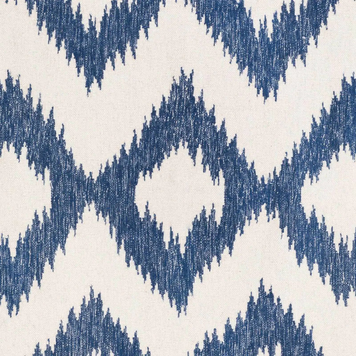 Oradell Blue Ikat Wool Rug - Clearance, sample swatch