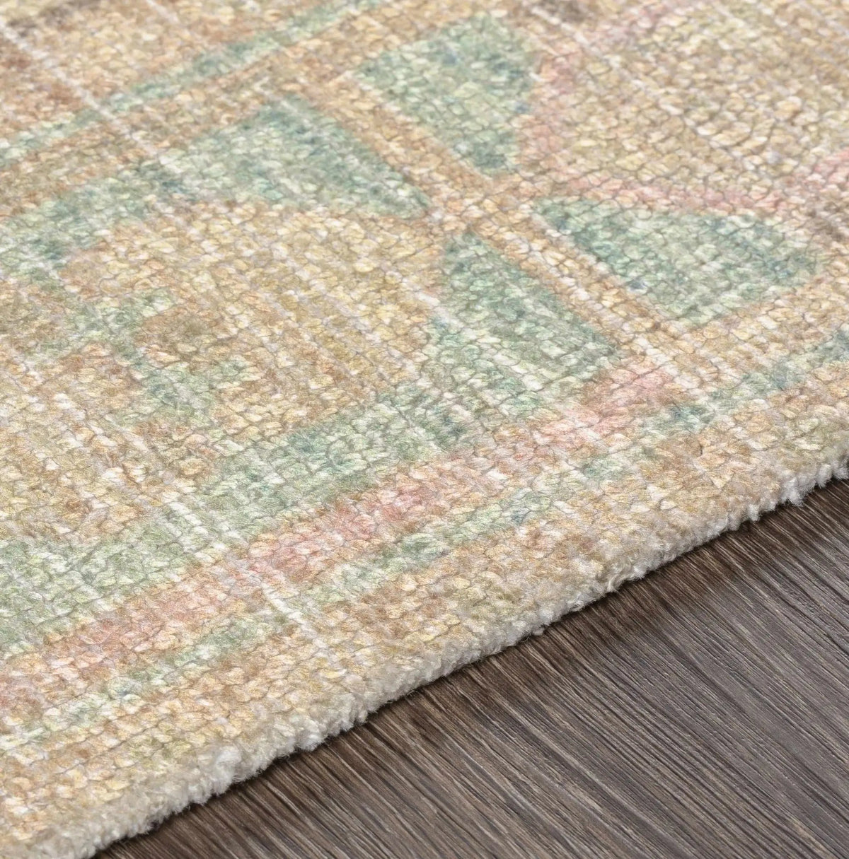 Rickinghall Peach&Sage Medallion Beige Rug - Clearance, photo 4 of 9