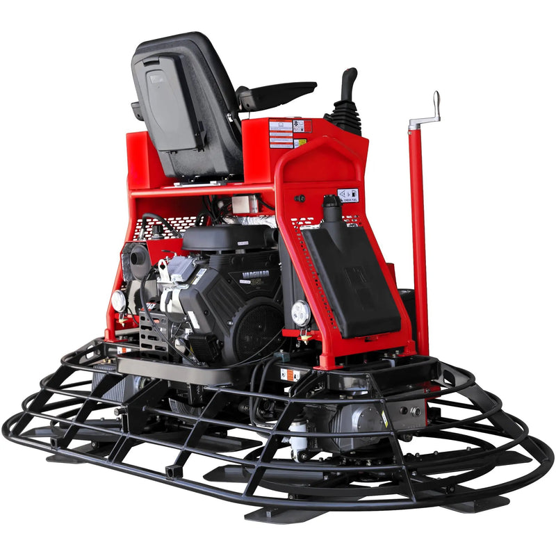 8 Foot Ride-On Concrete Power Trowel with 35HP Vanguard Engine by Tomahawk Power