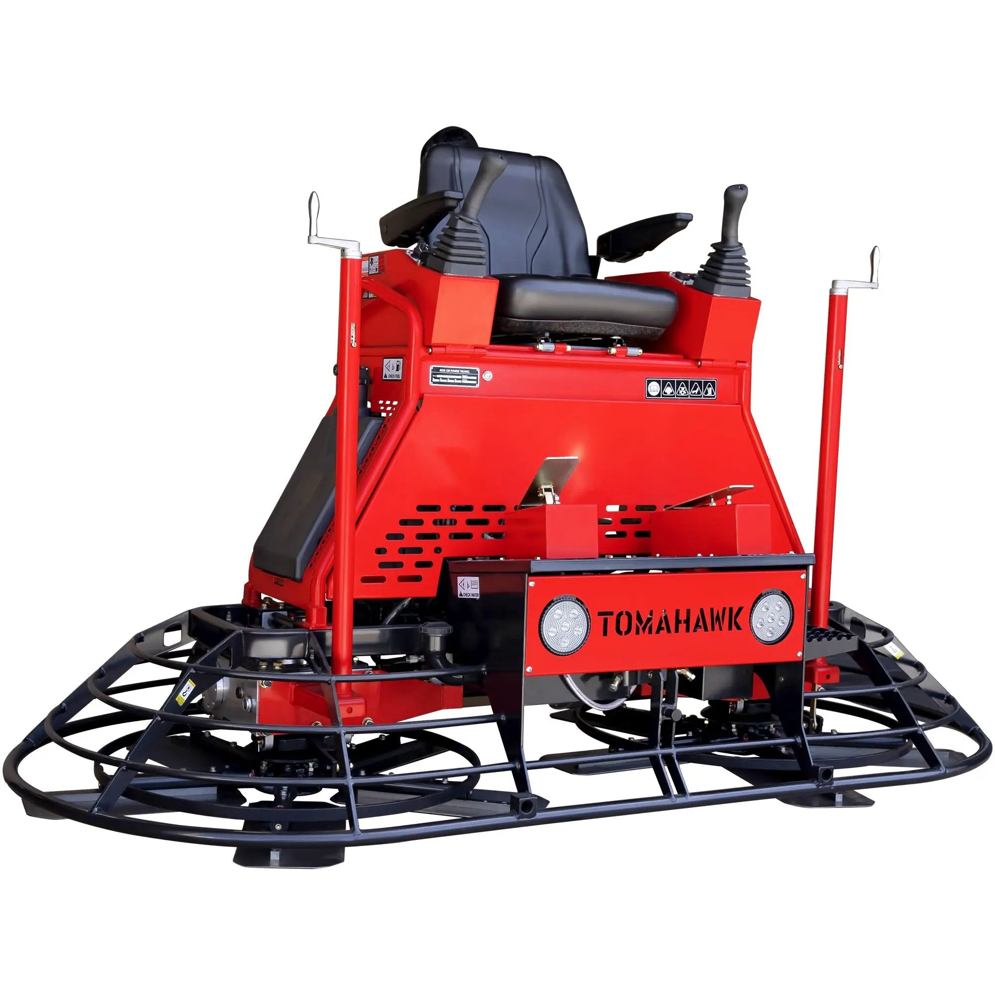 8 Foot Ride-On Concrete Power Trowel with 35HP Vanguard Engine by Tomahawk Power