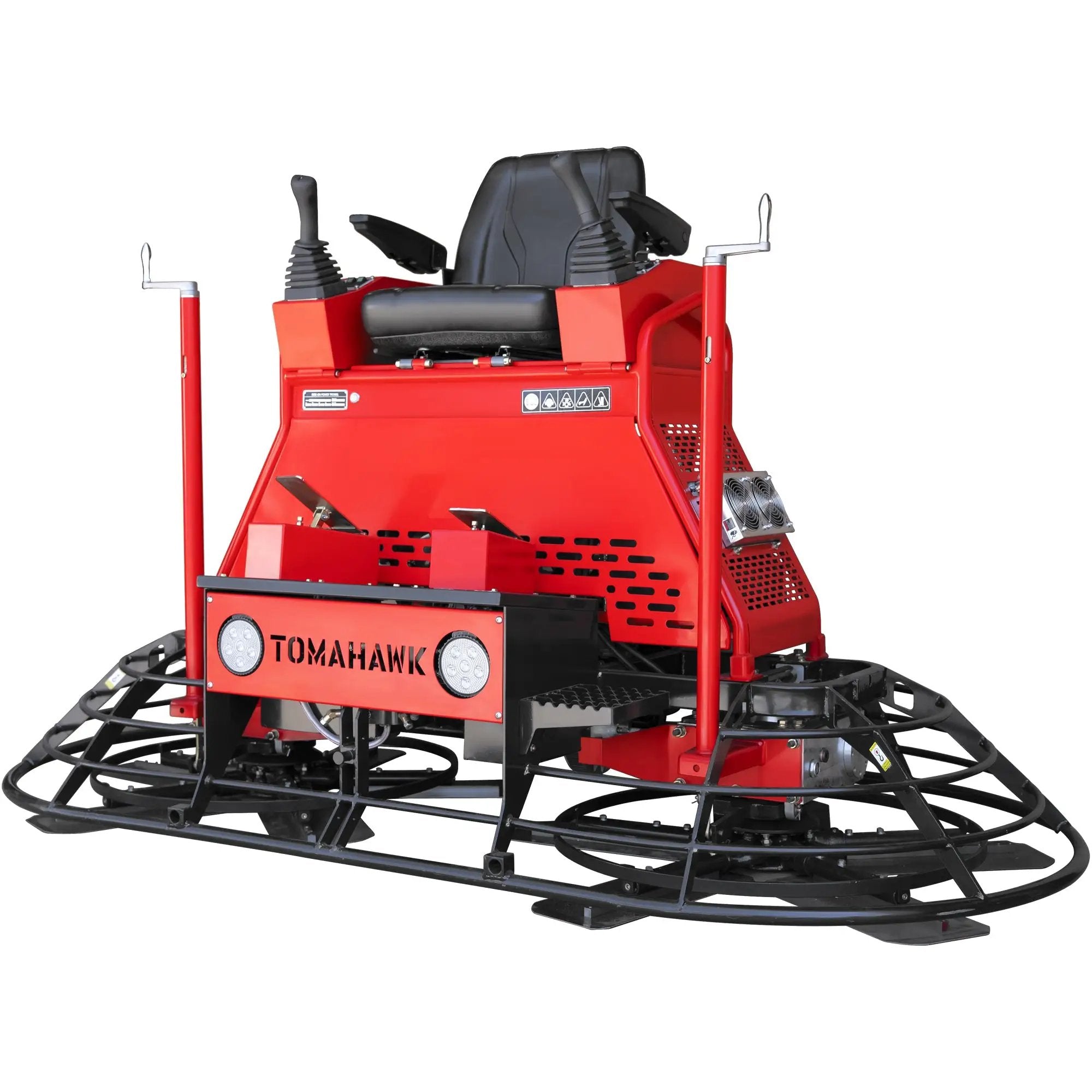 8 Foot Ride-On Concrete Power Trowel with 35HP Vanguard Engine by Tomahawk Power