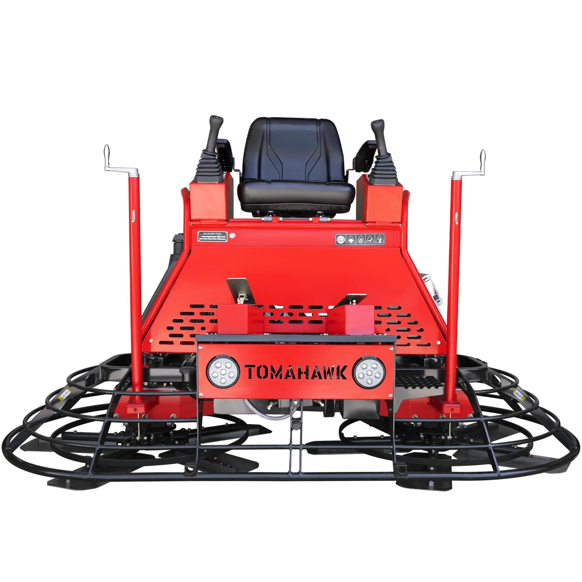 8 Foot Ride-On Concrete Power Trowel with 35HP Vanguard Engine by Tomahawk Power
