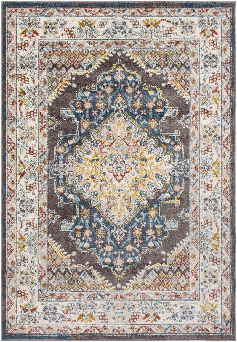 Haymond Brown Medallion Area Rug by Boutique Rugs