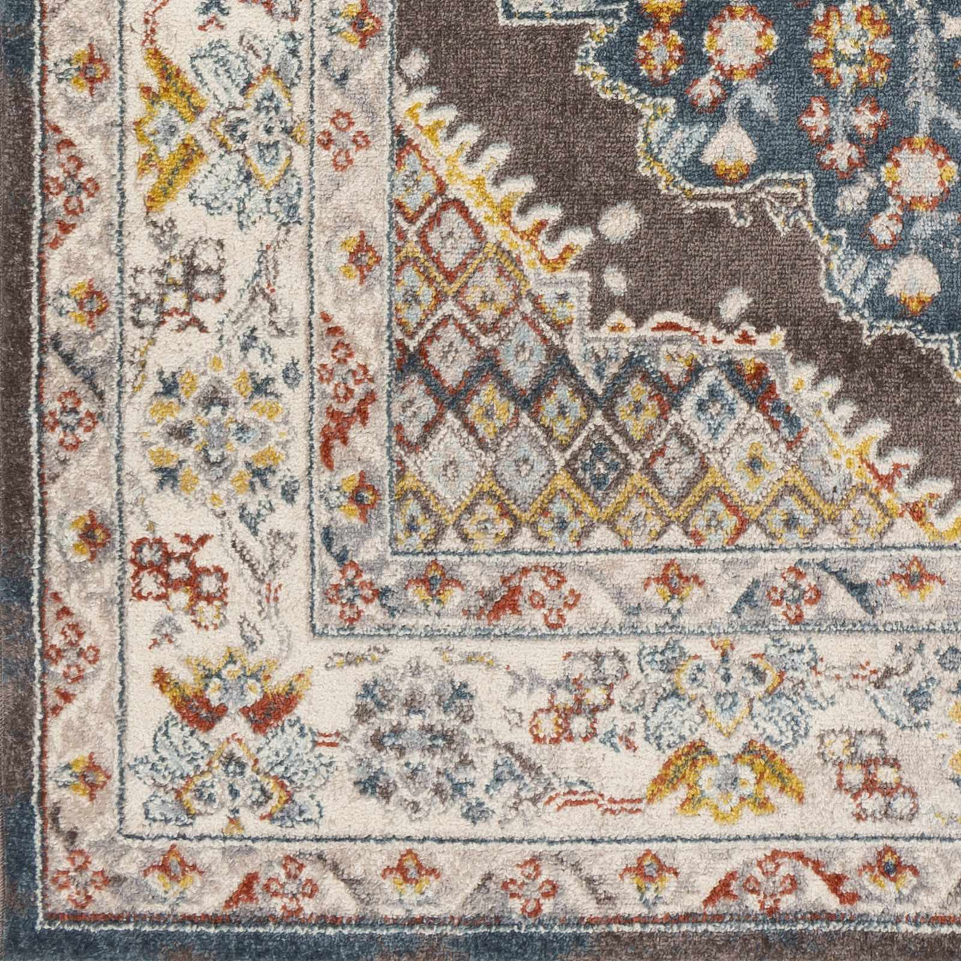 Haymond Brown Medallion Area Rug by Boutique Rugs