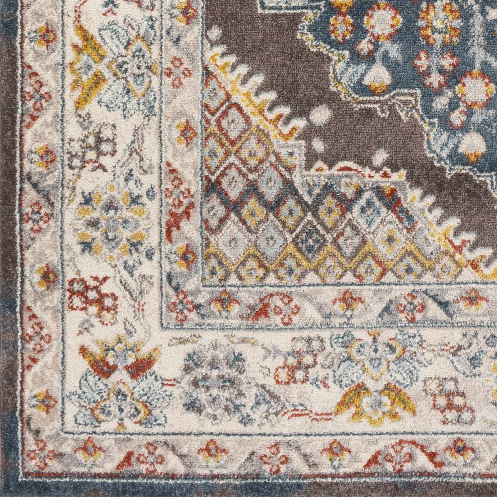 Haymond Brown Medallion Area Rug by Boutique Rugs