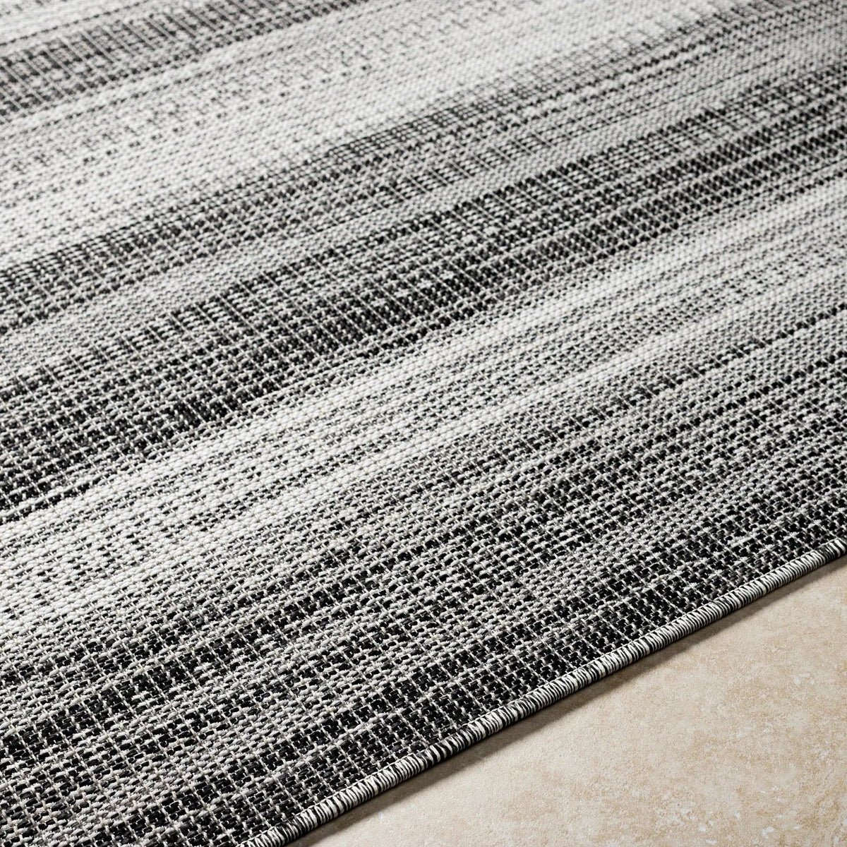 Kris Black Outdoor Area Rug - Clearance, photo 9 of 9