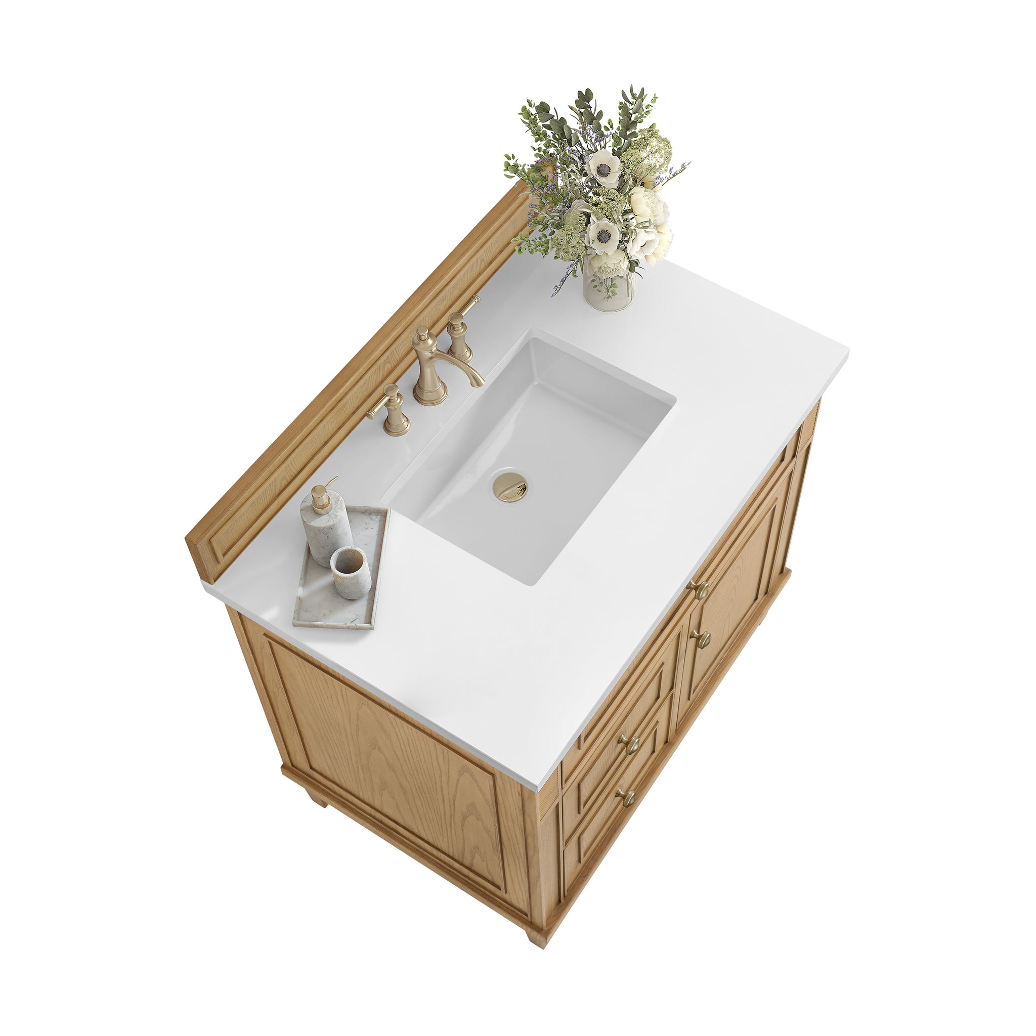 James Martin Lorelai 36" Single Bathroom Vanity, Light Natural Oak, view 36