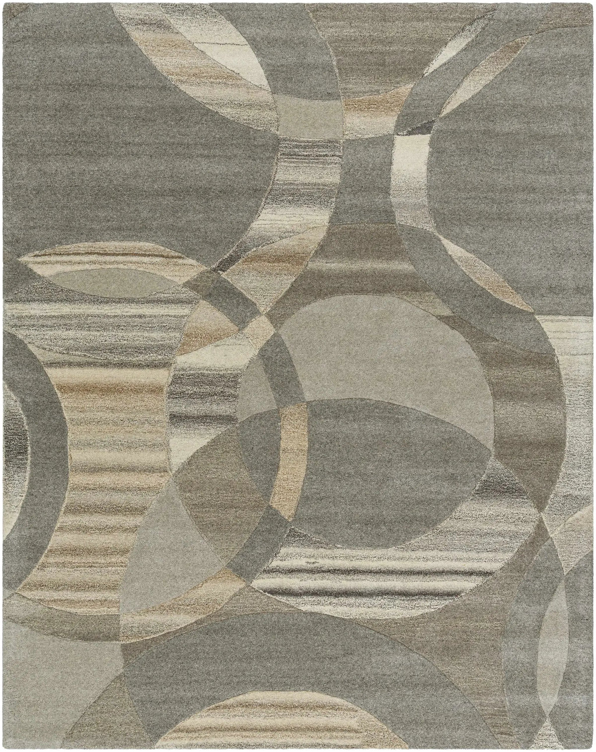 Rillton Modern Wool Rug