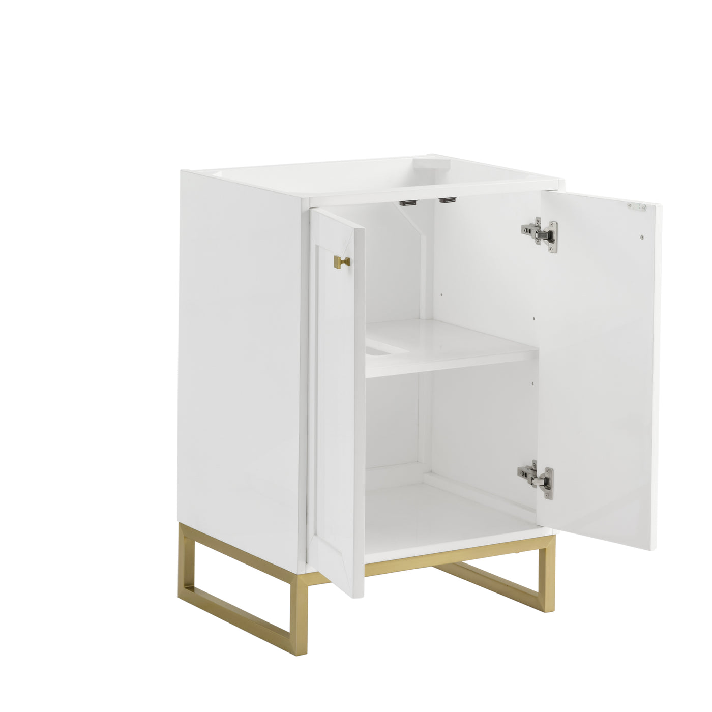 James Martin Chianti 24" Single Bathroom Vanity, Glossy White, view 28