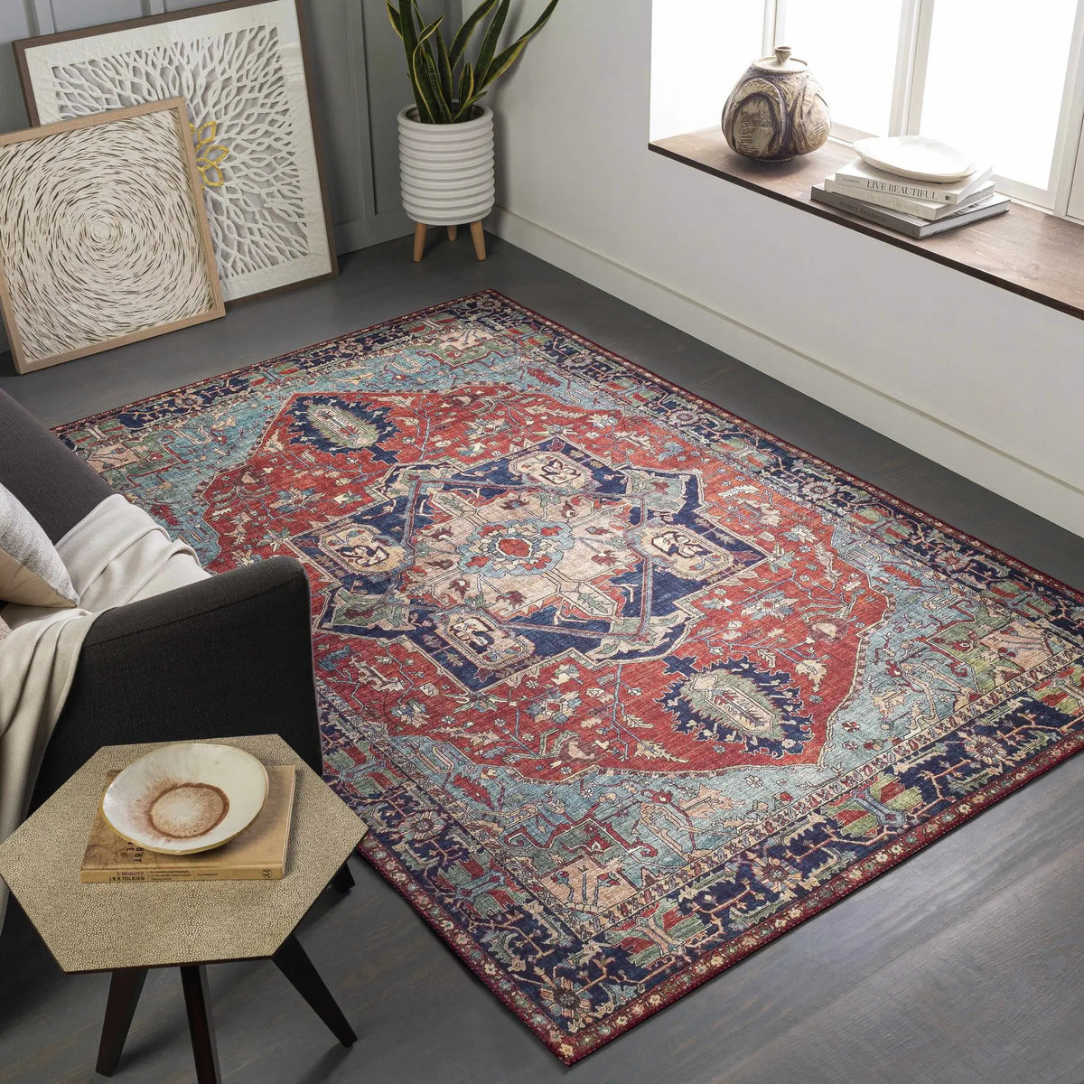 Ripplemead Area Rug, installed in a room 3