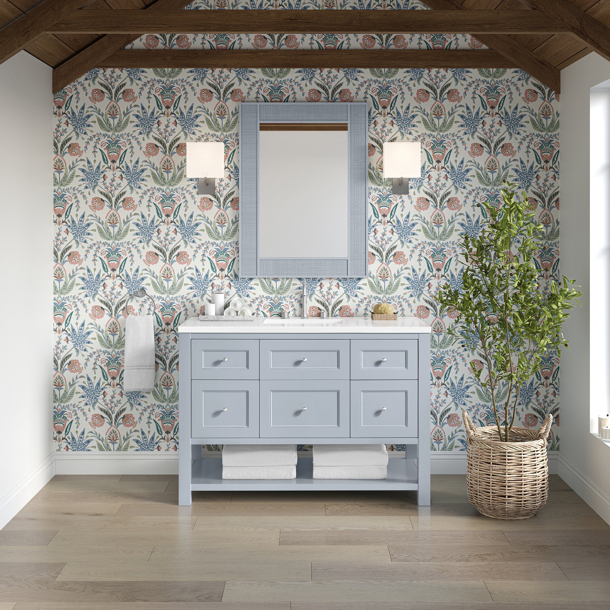 James Martin Breckenridge 48" Single Bathroom Vanity, Serenity Blue, view 33