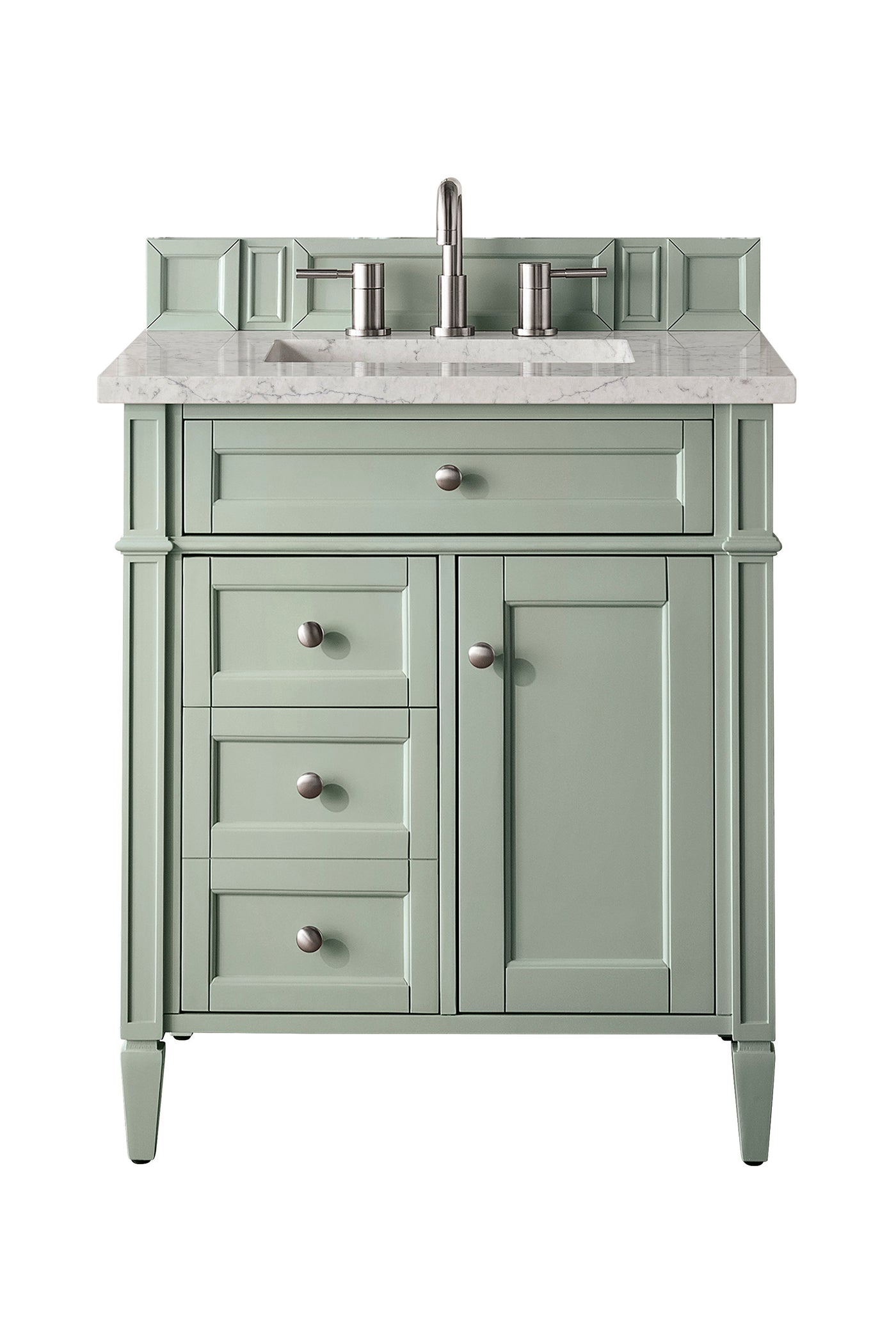 James Martin Brittany 30" Single Bathroom Vanity, Sage Green, view 23