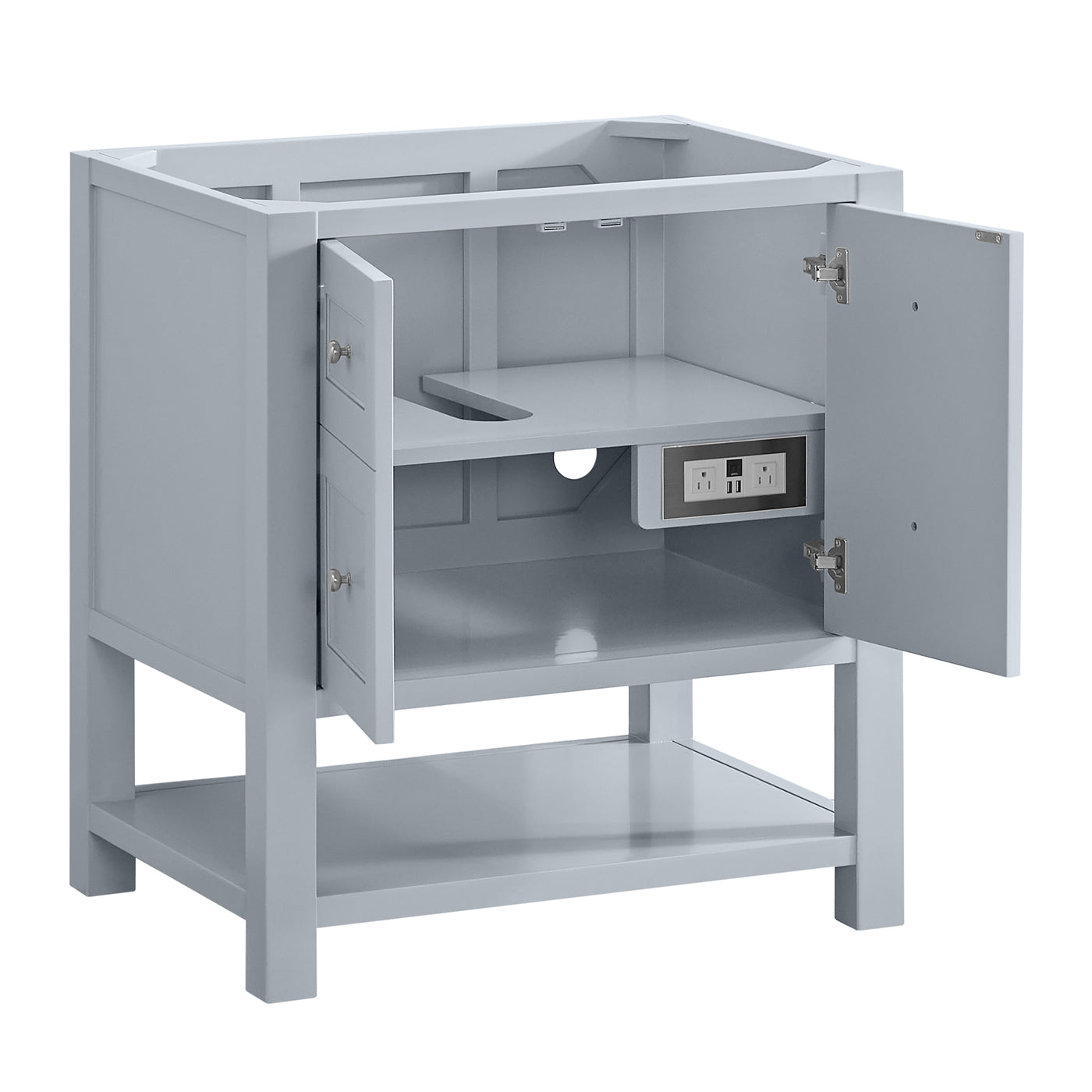 James Martin Breckenridge 30" Single Bathroom Vanity, Serenity Blue, view 16