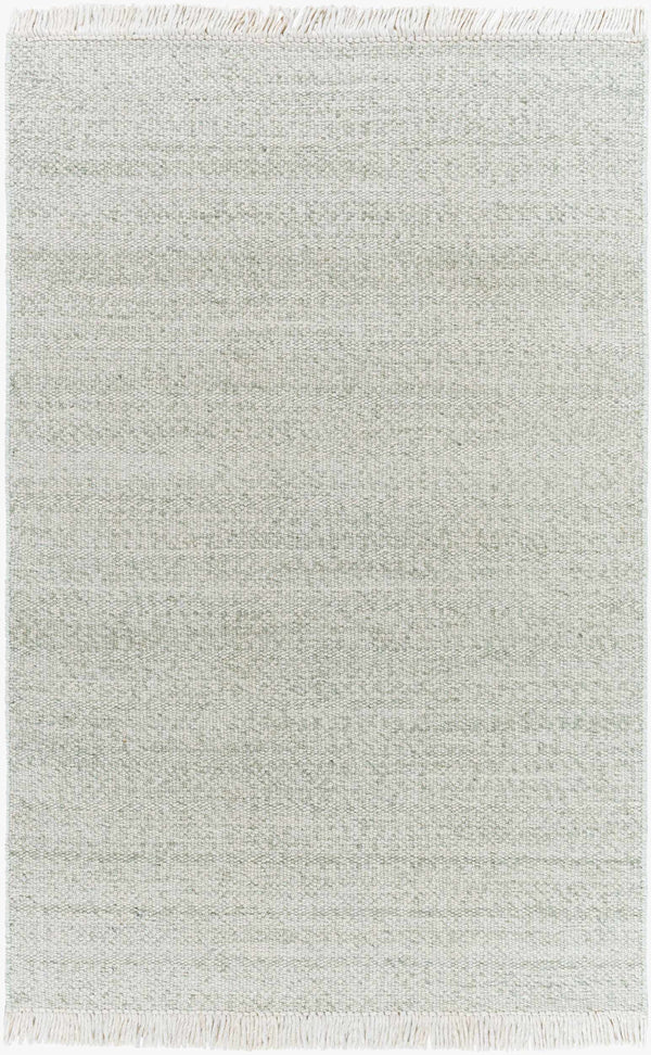 Sorell Sage Textured Weave Cottage Farmhouse Wool Handmade Area Rug - Clearance