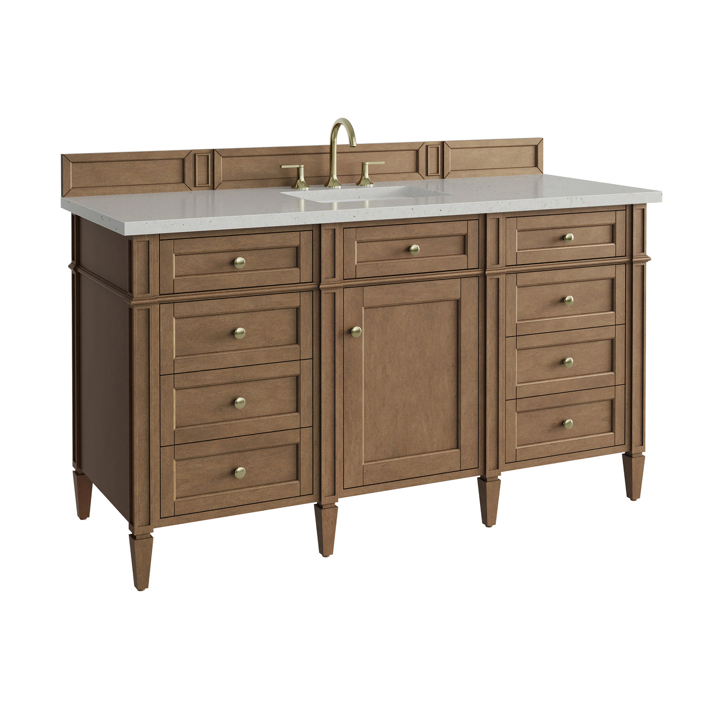 James Martin Brittany 60" Single Bathroom Vanity, Pecan, view 32