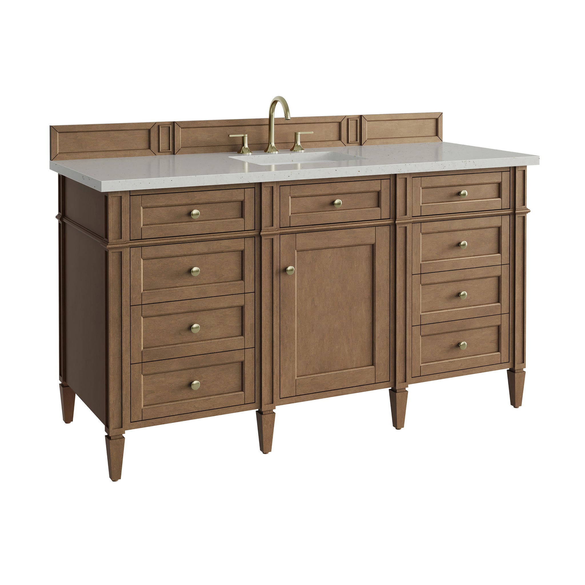 James Martin Brittany 60" Single Bathroom Vanity, Pecan, view 32