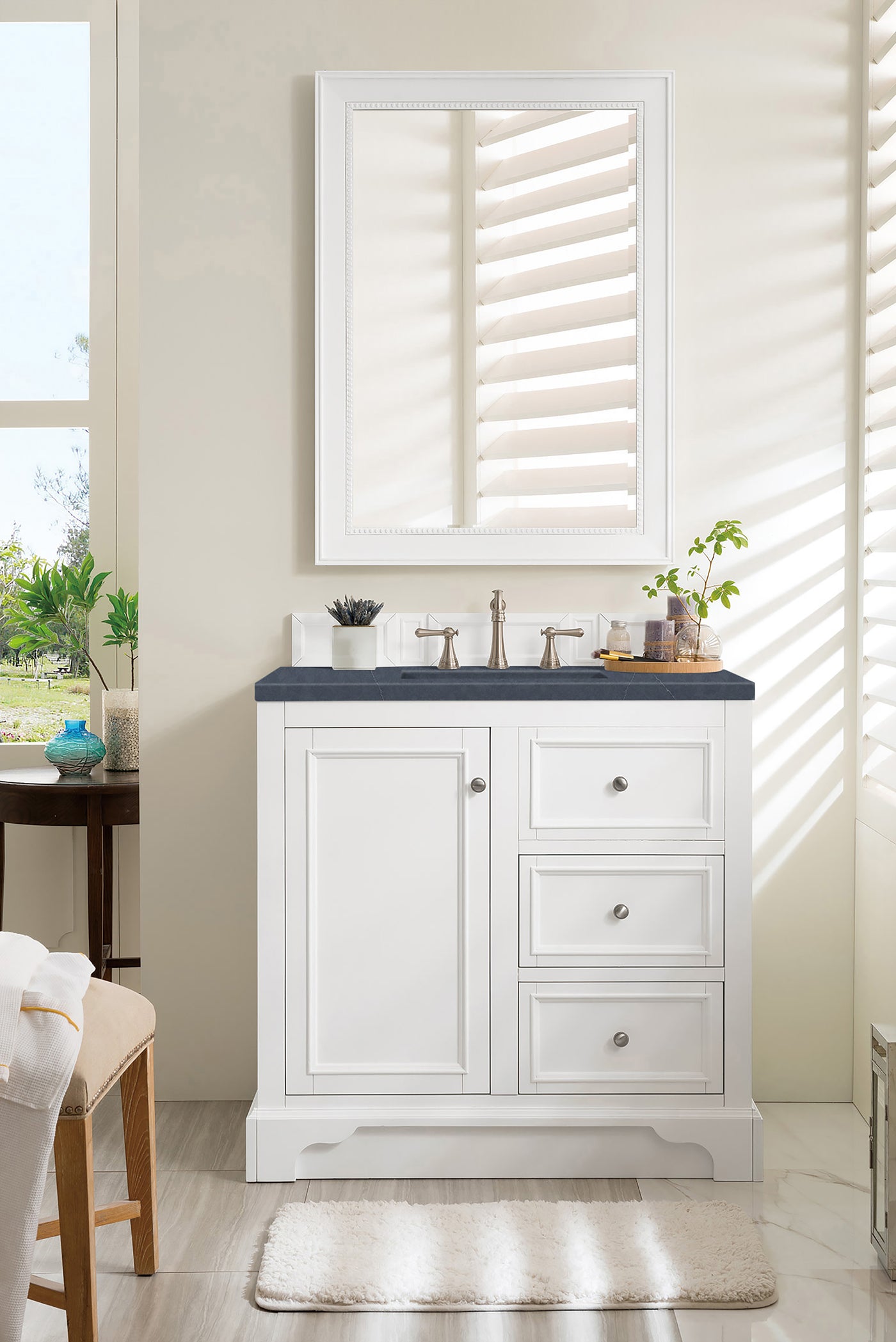 James Martin De Soto 36" Single Bathroom Vanity, Bright White, view 27