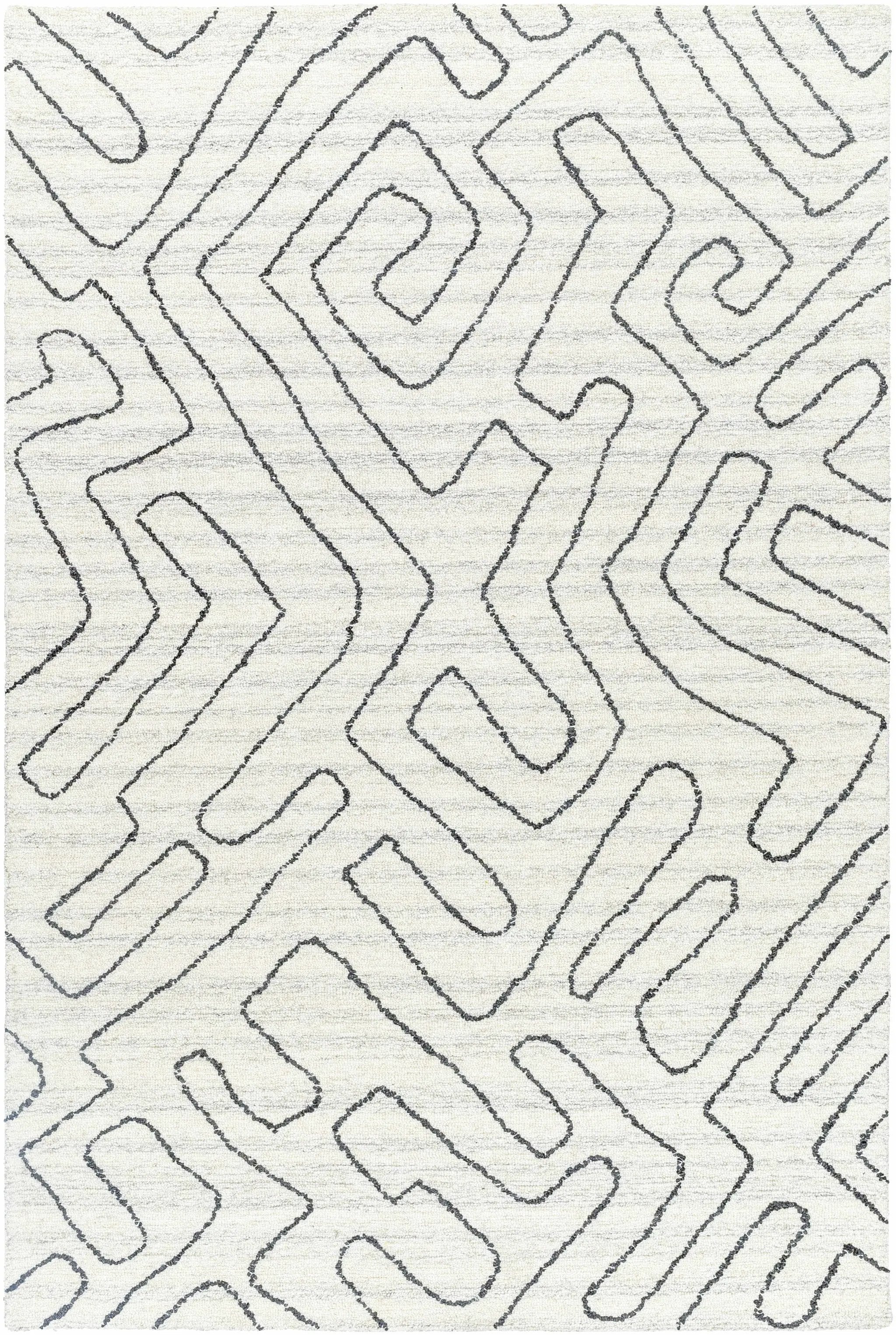 Raffi Ivory Area Rug - Clearance by Boutique Rugs