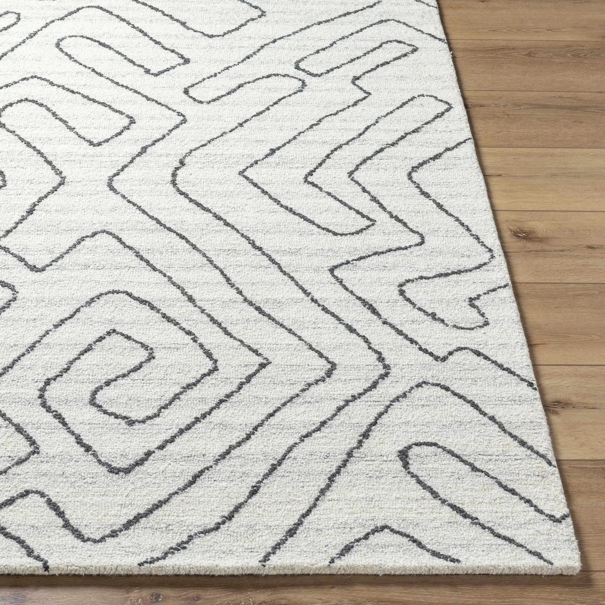Raffi Ivory Area Rug - Clearance by Boutique Rugs