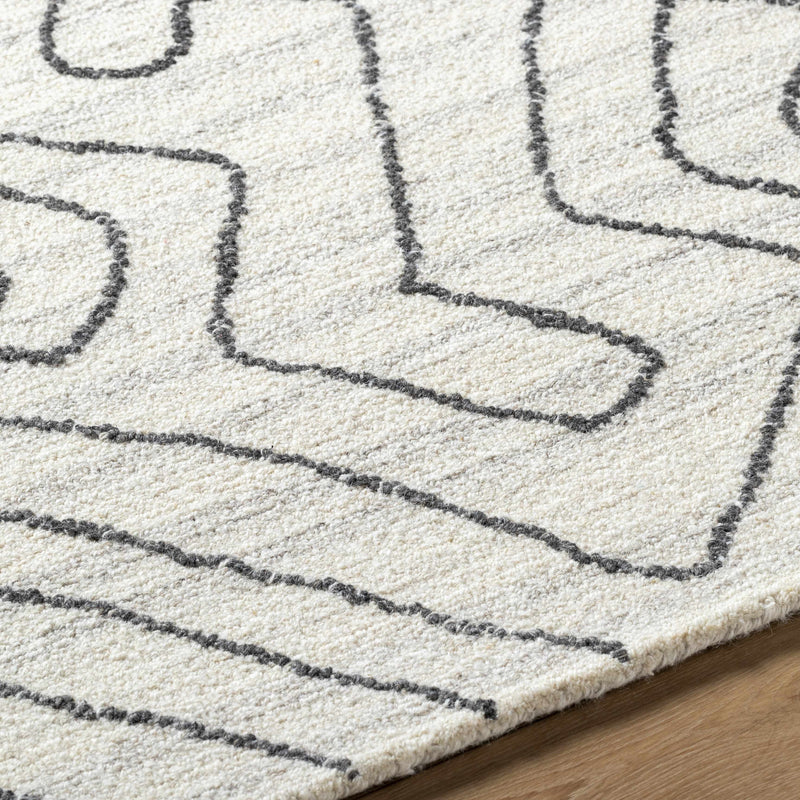 Raffi Ivory Area Rug - Clearance by Boutique Rugs