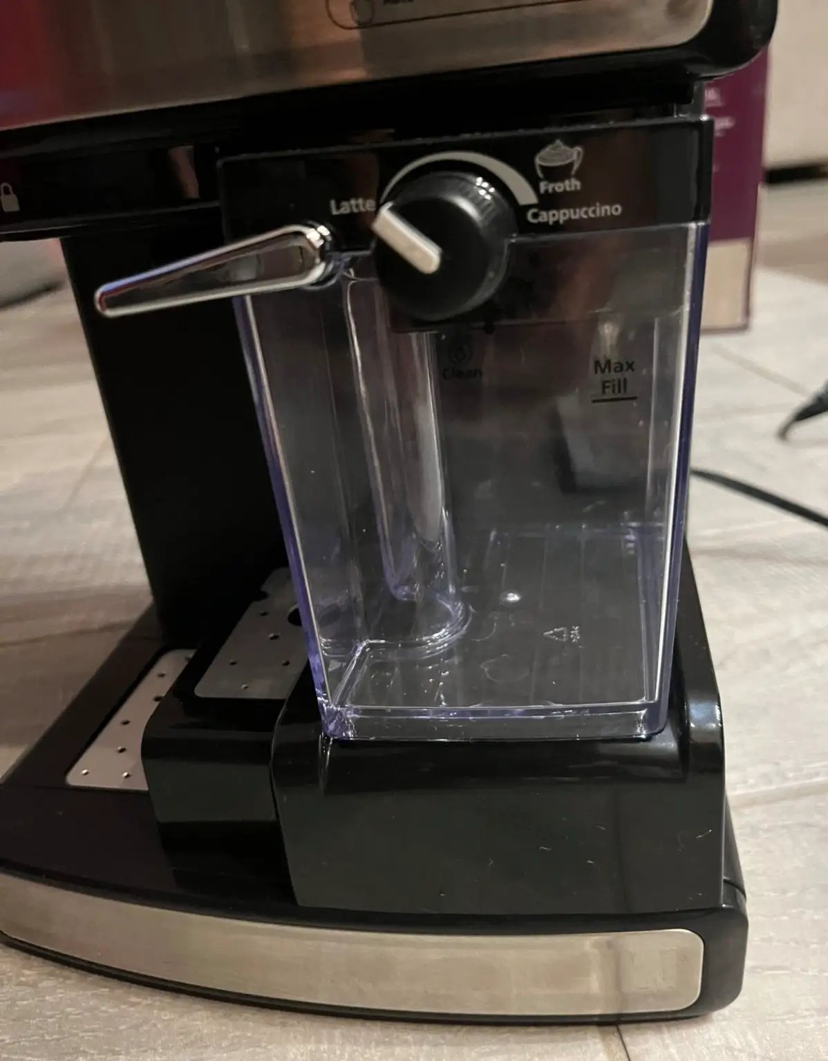 Used Mr. Coffee Espresso and Cappuccino Machine, Stainless Steel, Programmable Coffee Maker with Automatic Milk Frother, 15-Bar Pump, Ideal for Home B by Selzalot