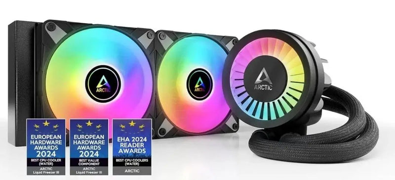 Open Box Arctic Liquid Freezer III 240 A-RGB Multi-Compatible - Black ACFRE00142A by Selzalot