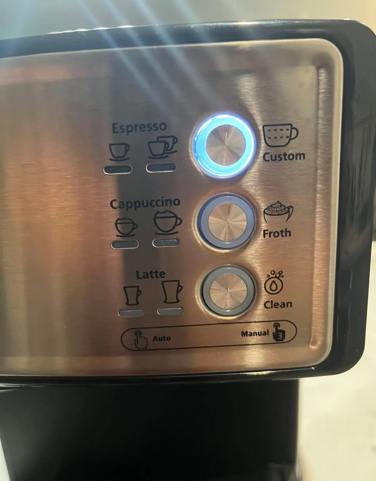 Used Mr. Coffee Espresso and Cappuccino Machine, Stainless Steel, Programmable Coffee Maker with Automatic Milk Frother, 15-Bar Pump, Ideal for Home B by Selzalot